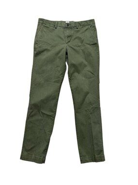 Gap Essential Khaki Slim Pants Men’s 34x32 Green Stretch Chinos